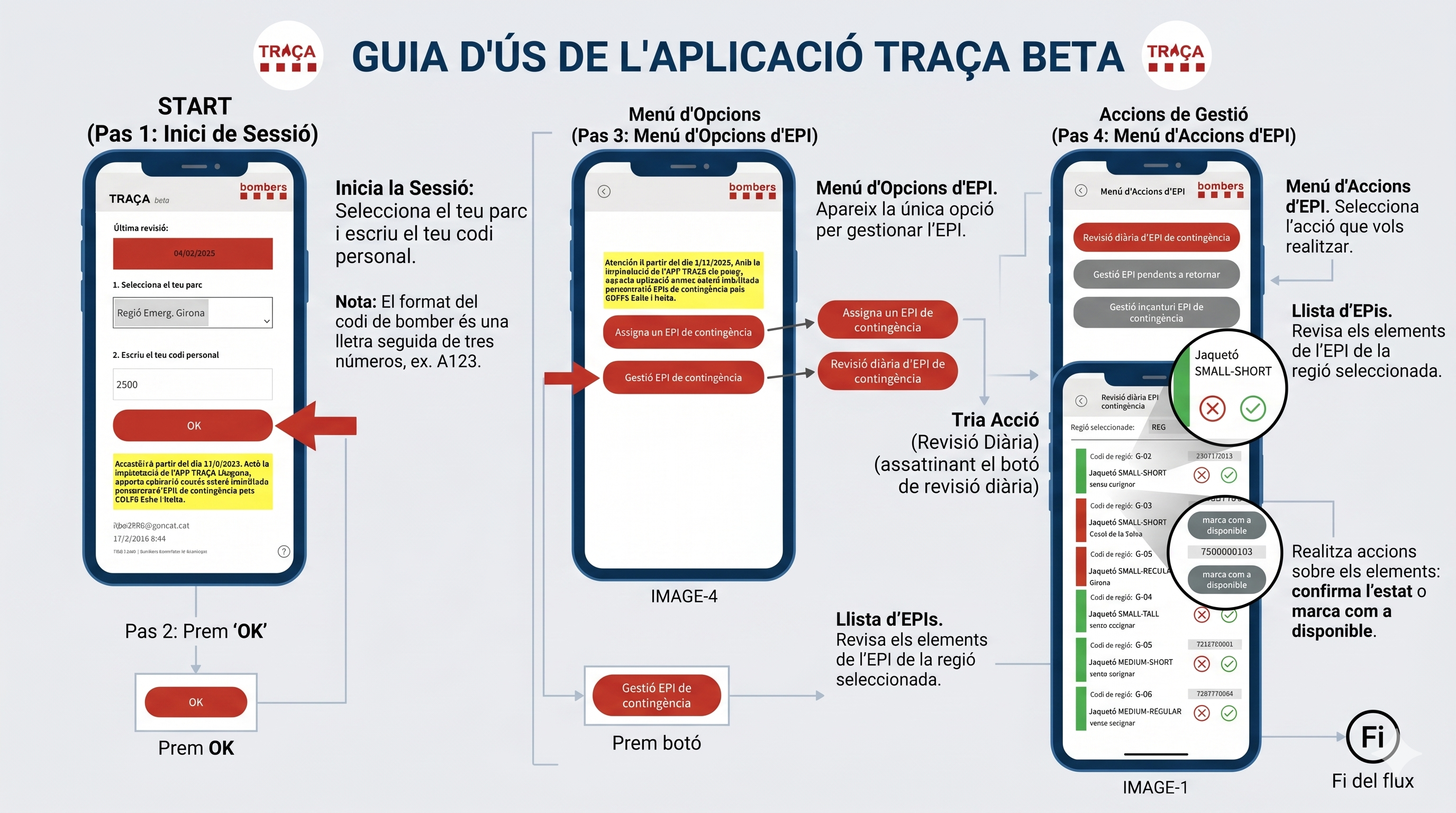 Guia d'ús de l'aplicació Traça Beta